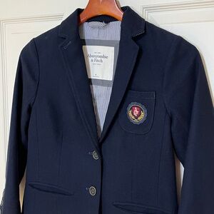 Vintage Abercrombie & Fitch Blazer Navy Blue Medium